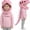 Pink 30inch, variant on 30IN Dinosaur Skeleton Costume, Pink Spinosaurus Plush Wearable Dino Outfit with Headgear Spine for Adult Halloween Costume Cosplay Dress Up