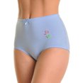 thumbnail image 4 of Angelina Cotton High Waist Briefs with Floral Embroidery (6 or 12 Pack), 4 of 6