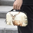 thumbnail image 2 of Deer Digital Bag with Oxford Fabric, Waterproof, Charger Pouch, USB Organizer, Electronic Travel Case Organizer, Appliance Cord Organizer, 5.9x9.44x3.14 in., 2 of 6