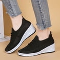 thumbnail image 5 of GiLiling Women's Wedge Sneakers Breathable Mesh Lace Up Non Slip Lightweight Casual Athletic Shoes for Walking Travel, 5 of 7