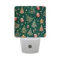 thumbnail image 6 of Yayeee LED Night Light for The Home Plug in With Light Sensors 2 Pack, Green Christmas Gingerbread, 6 of 6