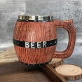 thumbnail image 3 of Injueey Taza de cerveza de simulación de 2 uds., taza de gran capacidad con forma de cubo, recipiente para bebidas con relieve de estilo Barra de herramientas, 3 of 6