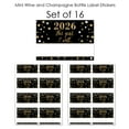 thumbnail image 5 of Big Dot of Happiness New Year's Eve - Gold - Mini Wine & Champagne Bottle Label Stickers - 2026 New Years Eve Resolution Party Favor Gift ​- Set of 16, 5 of 7