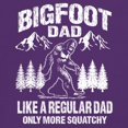 thumbnail image 3 of Bigfoot Dad Sweatshirt More Squatchy Funny Daddy Sasquatch Dad Joke Outdoor Camping Father's Day Gift Idea Hoodie, 3 of 7