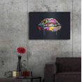thumbnail image 7 of Luxe Metal Art 'Colorful Lips' by Balazs Solti, Metal Wall Art, 36"x24", 7 of 7