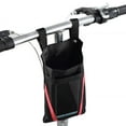 thumbnail image 2 of Bike Basket Multi-Purpose Detachable Waterproof Front Basket for Bikes, Scooters Black Red, 2 of 8