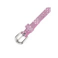 thumbnail image 2 of Women's Shinny Sparkly Bling Belts, 0.5" Wide Extra Thin Skinny PU Leather Waistband for Party Dresses Jeans 36.2x0.5" Pink Purple, 2 of 6
