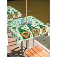 thumbnail image 2 of Square Outdoor Tablecloth with Umbrella Hole Happy St. Patrick's Day Outside Table Cloth Waterproof Patio Table Cover Green Gnomes Lucky Leaves Clovers Zipper Tablecloths for Picnic 54x54 Inch, 2 of 8