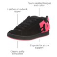 thumbnail image 3 of Zapatilla de skate DC SHOES Court Graffik para mujer, negro/rosa intenso, 3 of 3