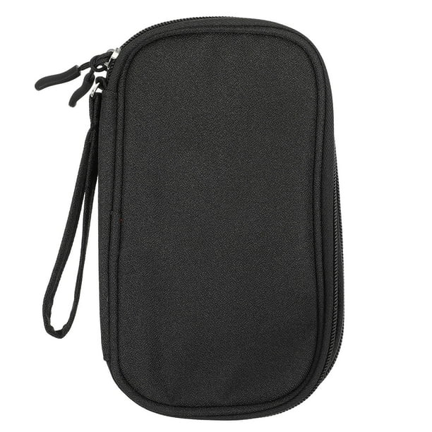 Luxshiny Estuche Organizador Para Cables Y Electrónicos Negro Con Cremallera Ideal Para Viajes Y Exteriores