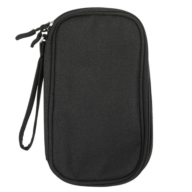 Luxshiny Estuche Organizador Para Cables Y Electrónicos Negro Con Cremallera Ideal Para Viajes Y Exteriores