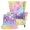Rainbow Butterfly Tie Dye, variant on Chririnla Spandex 2 Piece Single-Seat Wingback Armchair Covers for Living Room, Washable Elastic Bottom Wingback Chair Slipcover, Art Leopard Print Pattern