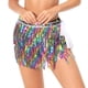 thumbnail image 4 of s con flecos de lentejuelas Bufanda a la cadera Traje ostentoso de moda Traje brillante Versátil de baile con flecos para Samba Beach, 4 of 7