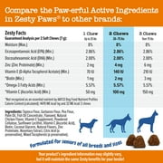 Zesty Paws Senior Advanced Skin & Coat Bites for Senior Dogs, for Healthy Skin & Coat, Chicken, 90ct