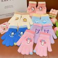 thumbnail image 4 of Children's Gloves Winter Warm Sanrio Finger Set Boys and Girls Cartoon Plush Gloves Baby Snow Finger Set, 4 of 5