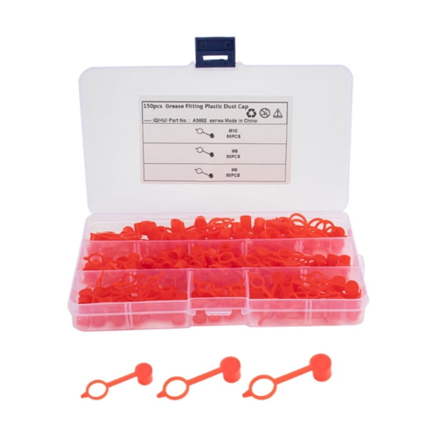 150 tapones de engrase genéricos para engrasadores, cubiertas antipolvo para frenos, accesorio universal para automóviles, tapones para tornillos de p