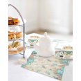 thumbnail image 4 of Beach Coastal Kitchen Dish Towels for Drying Dishes Set of 4, Summer Coral Starfish Nautical Ocean Vintage Waffle Weave Microfiber Hand Tea Bathroom Towels Quick Dry & Absorbent Towel 12x12, 4 of 7