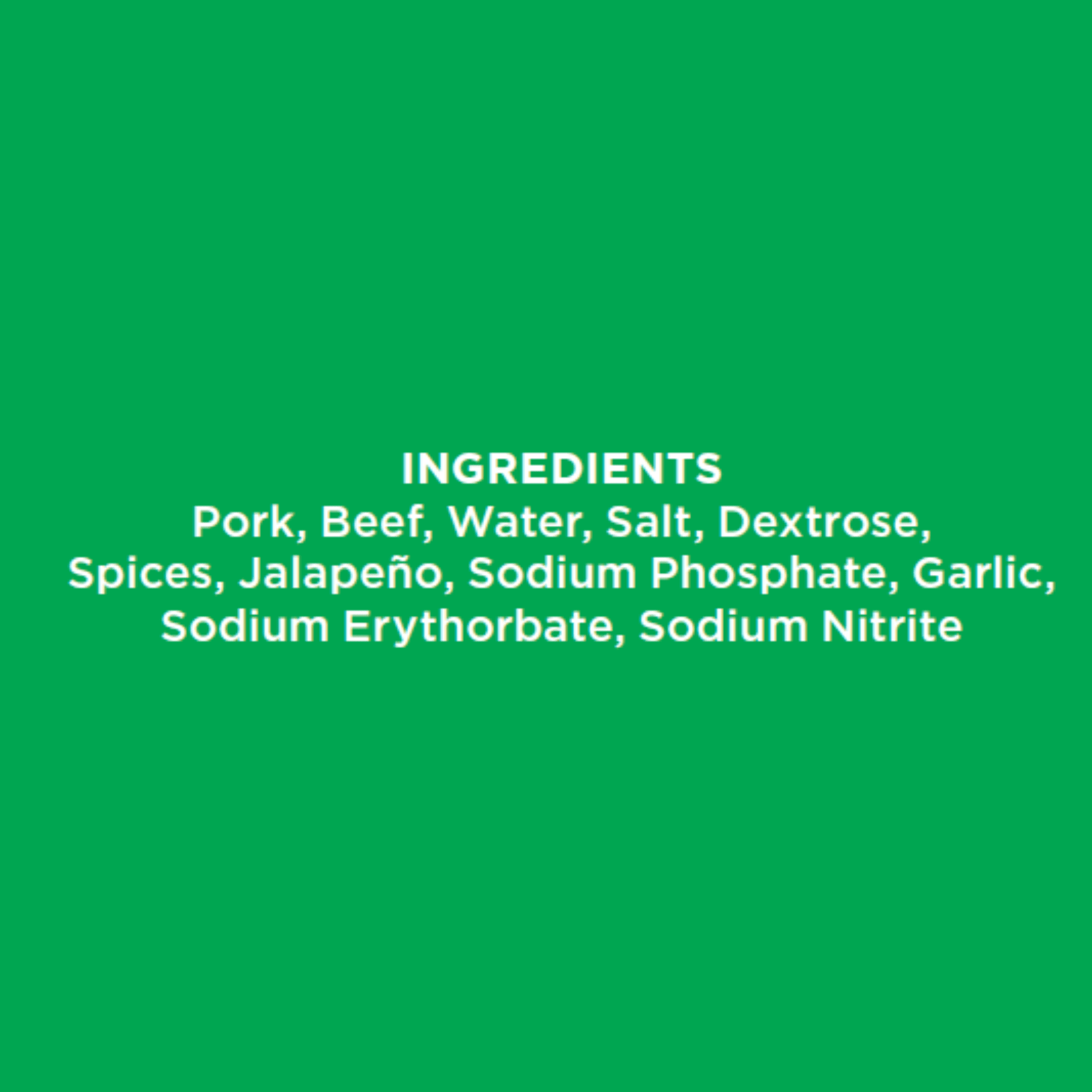 Kountry Boys Sausage, Jalapeno Hickory-Smoked Pork & Beef Sausage, 24 oz, 10g Protein, Refrigerated