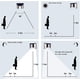thumbnail image 4 of Aplique solar LED de pared para jardín, patio, camino de entrada, cerca, escaleras, luz exterior de acero inoxidable impermeable con sensor de movimiento, blanco frío, 4 of 5