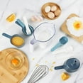 thumbnail image 5 of Mainstays 9-Piece Stackable Measuring Set Kitchen Tools for Cooking, 7.48" L, Blue, 5 of 8