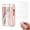 Pink, variant on Portable Floss Pick Dispenser, Automatic Pop-up Dental Floss Holder, Refillable Hygienic Floss Pick Case for Home Travel Office