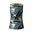 thumbnail image 6 of Goofa Forest River Bald Eagle Printed Womens Workout Tops for Women Sleeveless Yoga Shirts Athletic Running Tank Tops Sleeveless Gym Clothes Workout Apparel-Medium, 6 of 9