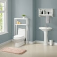 thumbnail image 3 of Alaterre Coventry Over Toilet Open Storage Shelf, Bath Shelf with Two Towel Rods, 3 of 4