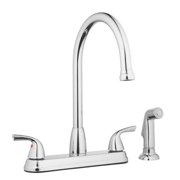 Homewerks Faucet 21-K822-AVD 8 in. Kitchen Faucet with Spray Chrome