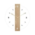 thumbnail image 2 of Reloj de pared decorativo, reloj de dormitorio, nórdico creativo, acrílico simple y silencioso. Color madera 30cm, 2 of 9