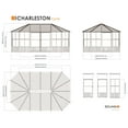 thumbnail image 4 of Sojag 12 x 18 ft Dark Grey Charleston Solarium, 4 of 8