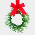thumbnail image 2 of Yoyauz Artificial Kitchen Cabinet Garland With Ribbon Artificial Green Leaf Garland Decoration Hanging Garland Is Suitable For Cabinet Wall Window Front Door Decoration, 2 of 6