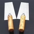 thumbnail image 3 of HiMiss Silver Cement Float Margin Trowel for Bricklayer, 3 of 6
