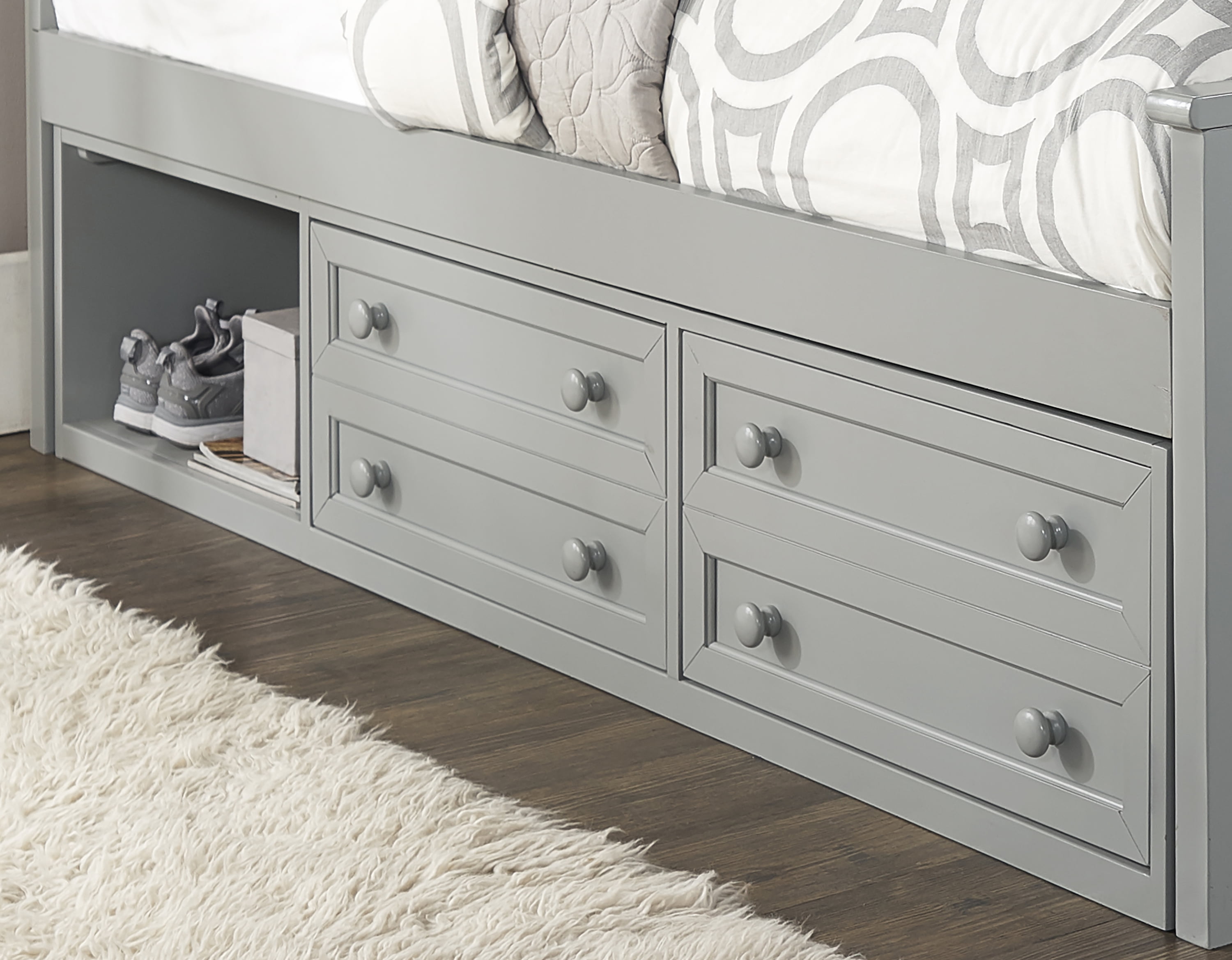 Hillsdale Furniture Schoolhouse 4.0 Charlie Captain s Full Bed 1