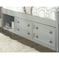 thumbnail image 4 of Hillsdale Furniture Schoolhouse 4.0 Charlie Captain's Full Bed, 1 Storage Unit, Gray, 4 of 5