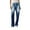 Blue, variant on WTOBBY Women's Casual Print Jeans, Sporty Jeans Style Pants with a Comfortable and Relaxed Fit, Ideal for Leisure Activities and Everyday Wear,Blue L