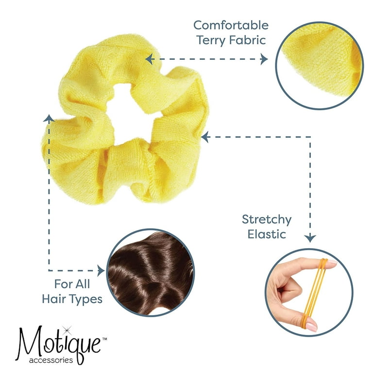 TERRY SCRUNCHIE PALE YELLOW TERRY SCRUNCHIE PALE YELLOW