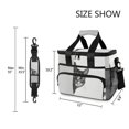 thumbnail image 3 of FORMRS Insulated Cooler Bag 24 Cans Capacity Soft Leakproof Lunch Box with Side Pockets, Black Cute Cat, 3 of 7