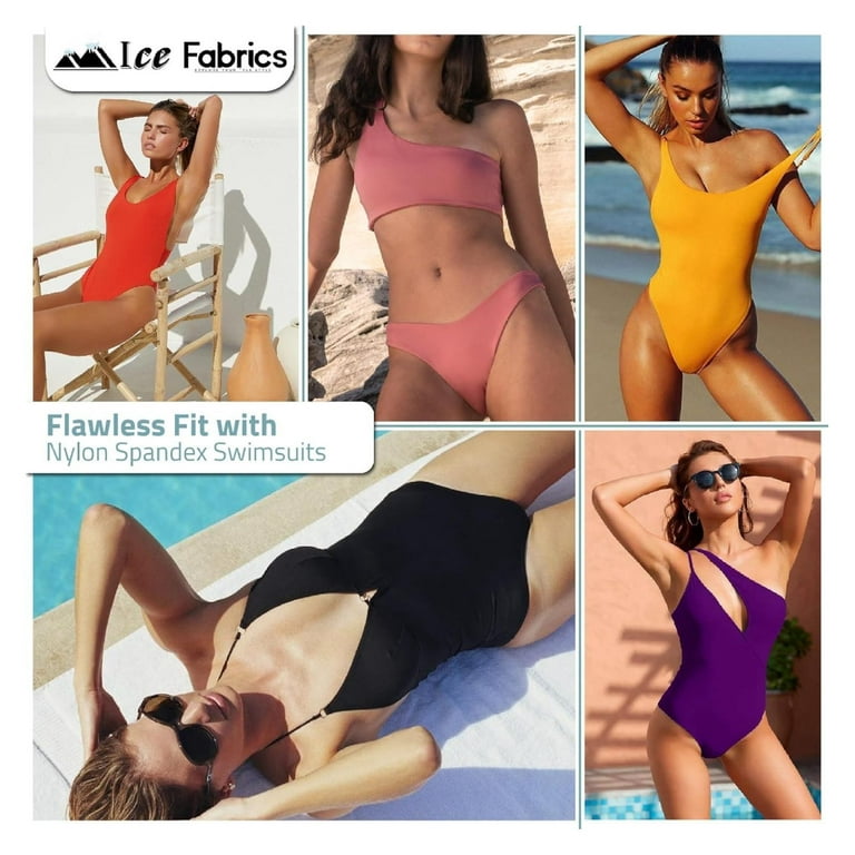 Nylon Spandex Fabric by The Yard 60