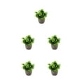 thumbnail image 2 of Decodeary Green Eco-friendly Artificial Money Tree In Pot Long-lasting Durability Realistic Appearance new blue babysbreath 5Set, 2 of 6