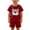 Red A3, variant on Edvintorg Boys Summer Outfits Cute Printed Lightweight Crew Neck Short Sleeve Casual Shirt and Short Kids Clothes Boys Size 0-8
