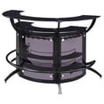 thumbnail image 4 of Dallas 3-piece Curved Freestanding Home Bar Cabinet Black, 4 of 12