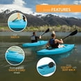thumbnail image 6 of Lifetime Payette 98 Sit-In Kayak - Glacier Blue - 90692, 6 of 14