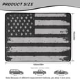 thumbnail image 7 of COEQINE Cargo Liner for Dogs, Cute Trunk Floor Mat Durable Pet Cargo Mat for Cats, Auto Interior Accessories Decor with Non-slip Backing, Black Gray American Flag, 7 of 7