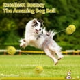 thumbnail image 6 of CyperGlory Tough Dog Balls, 2.75" Tennis Balls for Dogs, Interactive Dog Toys for S/M Breeds, White Water Toys for Dogs, 6 of 8