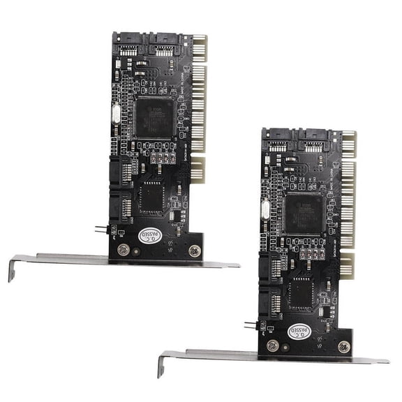 2X 3114 Array Card Expansion Card 4-Port Expansion PCI to Conversion Card,2 x 4-port PCI to conversion card,black