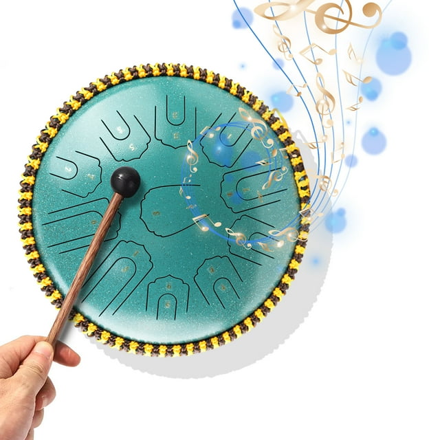 Instrument de Percussion, Tambour en Acier avec Tambour Méditation Tambour Méditation Majors Tambour 15 Pouces Méditation Majors Amis Clé C Percussion Amis Handpan Tambour 21 Notes C Majors Amis Handpan 15 Pouces 21