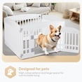 thumbnail image 2 of Parque infantil para perros Simple Deluxe, 24 ejercicios, 4 paneles con puerta, blanco, 2 of 7