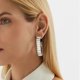 thumbnail image 1 of New semi-circular earrings personality temperament rhinestone earrings earrings, 1 of 2