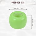 thumbnail image 3 of Unique Bargains Round Mini Ceramic Toothbrush Holder Light Green 1.65"x1.18" Electric Toothbrush Holder for Bathroom, 3 of 8