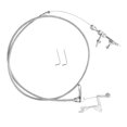 thumbnail image 1 of Cable de Acelerador de Acero Inoxidable Accesorios de Cable de Línea de Kickdown Compatibles con (Chrysler, , Plymouth) 727 Soledad Acelerador de cable, 1 of 10